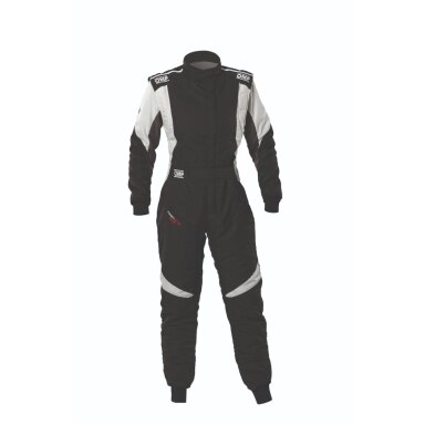 OMP FIRST EVO ELLE FIA 8856 2018 Juodas ir baltas kostiumas