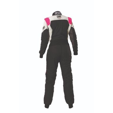 OMP FIRST EVO ELLE FIA 8856 2018 Juodas fuksijos kostiumas