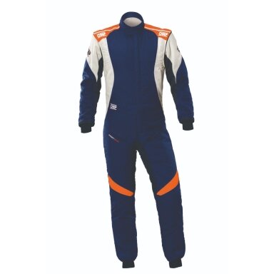 OMP FIRST EVO FIA 8856 2018 Mėlyna oranžinė kombinezonas