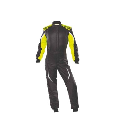 OMP TECNICA EVO FIA 8856 2018 Juoda geltona kombinezonas
