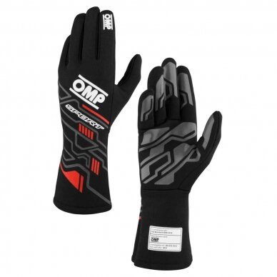 OMP SPORT FIA 8856 2018 2024 pirštinės OMP SPORT FIA 8856 2018 2024 pirštinės