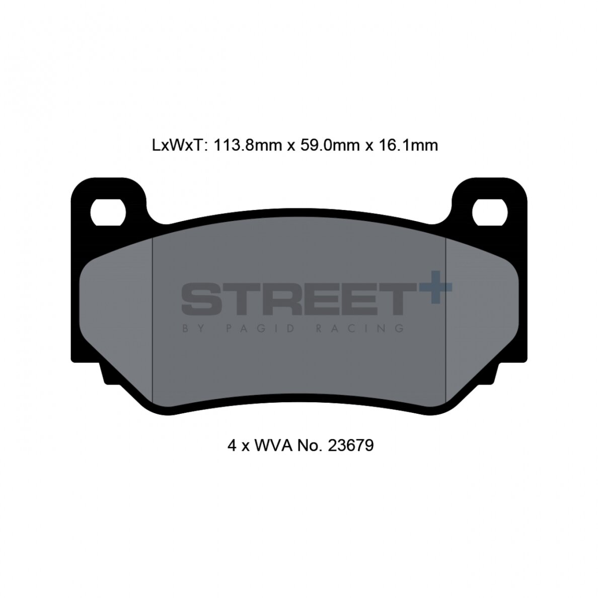 PAGID STREET Plus T8035 stabdžių trinkelės PAGID STREET Plus T8035 stabdžių trinkelės