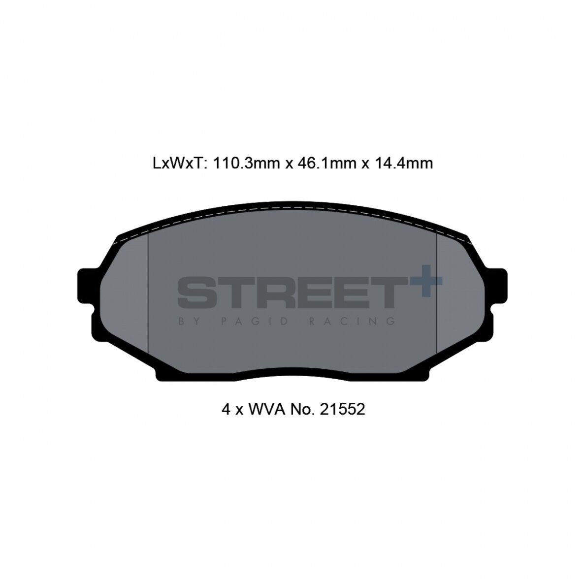 PAGID STREET Plus T8157 stabdžių trinkelės PAGID STREET Plus T8157 stabdžių trinkelės