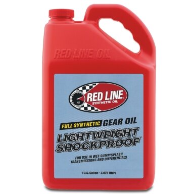 Pavarų dėžės alyva RED LINE Lengva atspari smūgiams 75W140 3.78L