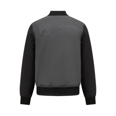 MERCEDES AMG Fanwear pilka bomberio stiliaus striukė vyrams