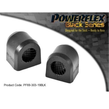POWERFLEX Black Series tylūs blokai SUBARU Impreza priekinės stabilizatoriaus strypo Nr. 3 ir galinės stabilizatoriaus strypo Nr. 9 19 mm