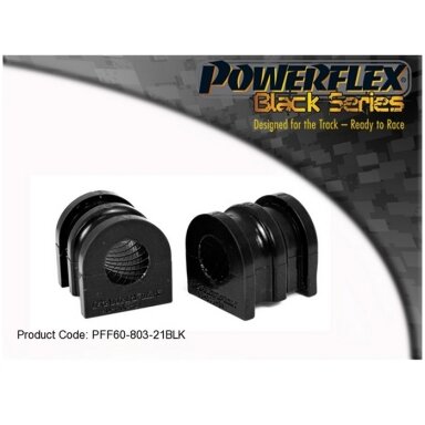 POWERFLEX Black serijos tylūs blokai RENAULT Mégane II priekinės stabilizatoriaus 21 mm Nr. 3