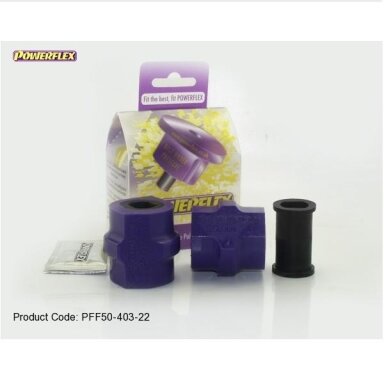 POWERFLEX Standartiniai tylūs blokai PEUGEOT 206 Priekinis stabilizatorius 22 mm n°3