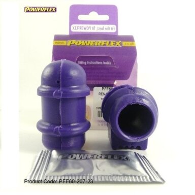 POWERFLEX Standartiniai tylūs blokai RENAULT 19 / Clio I Williams ir Clio II Išorinė priekinė stabilizatoriaus strypas 23 mm Nr. 3