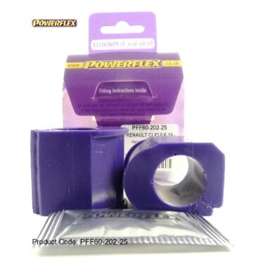 POWERFLEX Standartiniai tylūs blokai RENAULT Clio II vidiniam priekiniam stabilizatoriui 25 mm Nr. 2