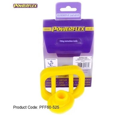 POWERFLEX Standartiniai tylūs blokai RENAULT Mégane II Įdėklas pavarų dėžės tvirtinimui Nr. 22