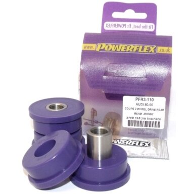 POWERFLEX standartinis tylus blokas, skirtas Audi 80, 90, kupė ir kabrioletui (nr. 6 galinės pakabos svirtis)