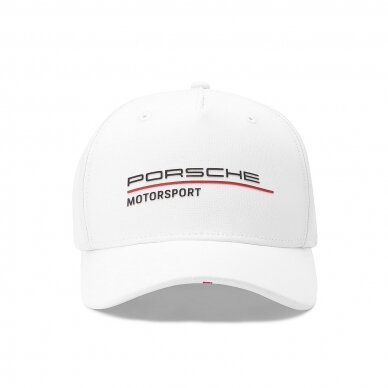 PORSCHE Motorsport Team balta kepuraitė suaugusiems 1 PORSCHE Motorsport Team balta kepuraitė suaugusiems 1