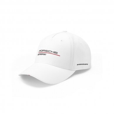 PORSCHE Motorsport Team balta kepuraitė suaugusiems