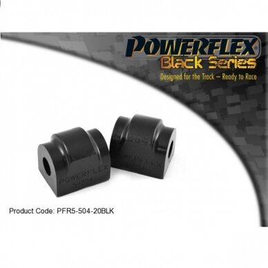 POWERFLEX Black Series tylūs blokai BMW E36 3 serijos Nr. 5 ir E46 3 serijos Nr. 4 20 mm galiniam stabilizatoriui