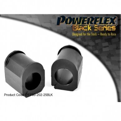 POWERFLEX Black Series tylūs blokai RENAULT Clio II vidiniam priekiniam stabilizatoriui 25 mm Nr. 2 POWERFLEX Black Series tylūs blokai RENAULT Clio II vidiniam priekiniam stabilizatoriui 25 mm Nr. 2
