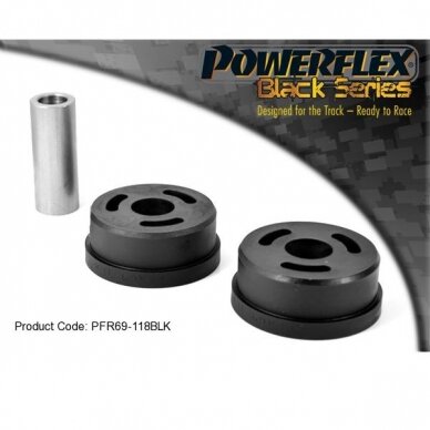 POWERFLEX Black Series tylūs blokai SUBARU Impreza Turbo, WRX ir STi galinei ašiai Nr. 8 POWERFLEX Black Series tylūs blokai SUBARU Impreza Turbo, WRX ir STi galinei ašiai Nr. 8