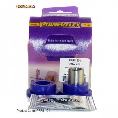 POWERFLEX standartiniai tylūs blokai MINI R50/R52 ir R53 viršutiniam variklio tvirtinimui Nr. 4 ir apatiniam variklio tvirtinimui Nr. 6 POWERFLEX standartiniai tylūs blokai MINI R50/R52 ir R53 viršutiniam variklio tvirtinimui Nr. 4 ir apatiniam variklio tvirtinimui Nr. 6
