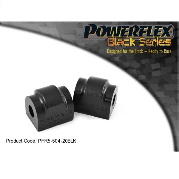 POWERFLEX Black Series tylūs blokai BMW E36 3 serijos Nr. 5 ir E46 3 serijos Nr. 4 20 mm galiniam stabilizatoriui
