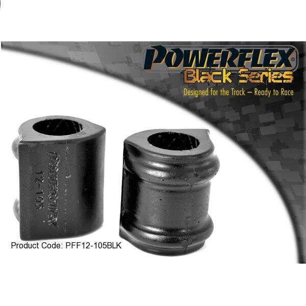 POWERFLEX Black Series tylūs blokai, skirti CITROEN Saxo n°2 ir PEUGEOT 106 n°3 Priekinis stabilizatorius (vidinis) 22 mm