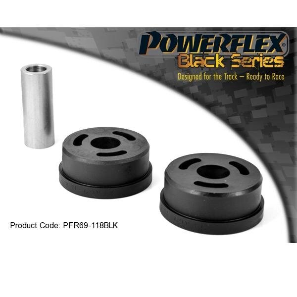 POWERFLEX Black Series tylūs blokai SUBARU Impreza Turbo, WRX ir STi galinei ašiai Nr. 8 POWERFLEX Black Series tylūs blokai SUBARU Impreza Turbo, WRX ir STi galinei ašiai Nr. 8
