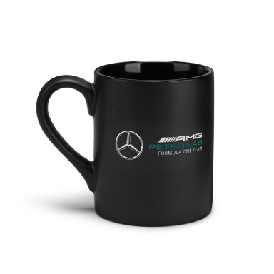 Puodelis su „Mercedes AMG Noir“ logotipu