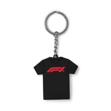 FORMULA 1 raktų pakabukas Balta ir juoda marškinėliai FO124_PCL_TSH FORMULA 1 raktų pakabukas Balta ir juoda marškinėliai FO124_PCL_TSH