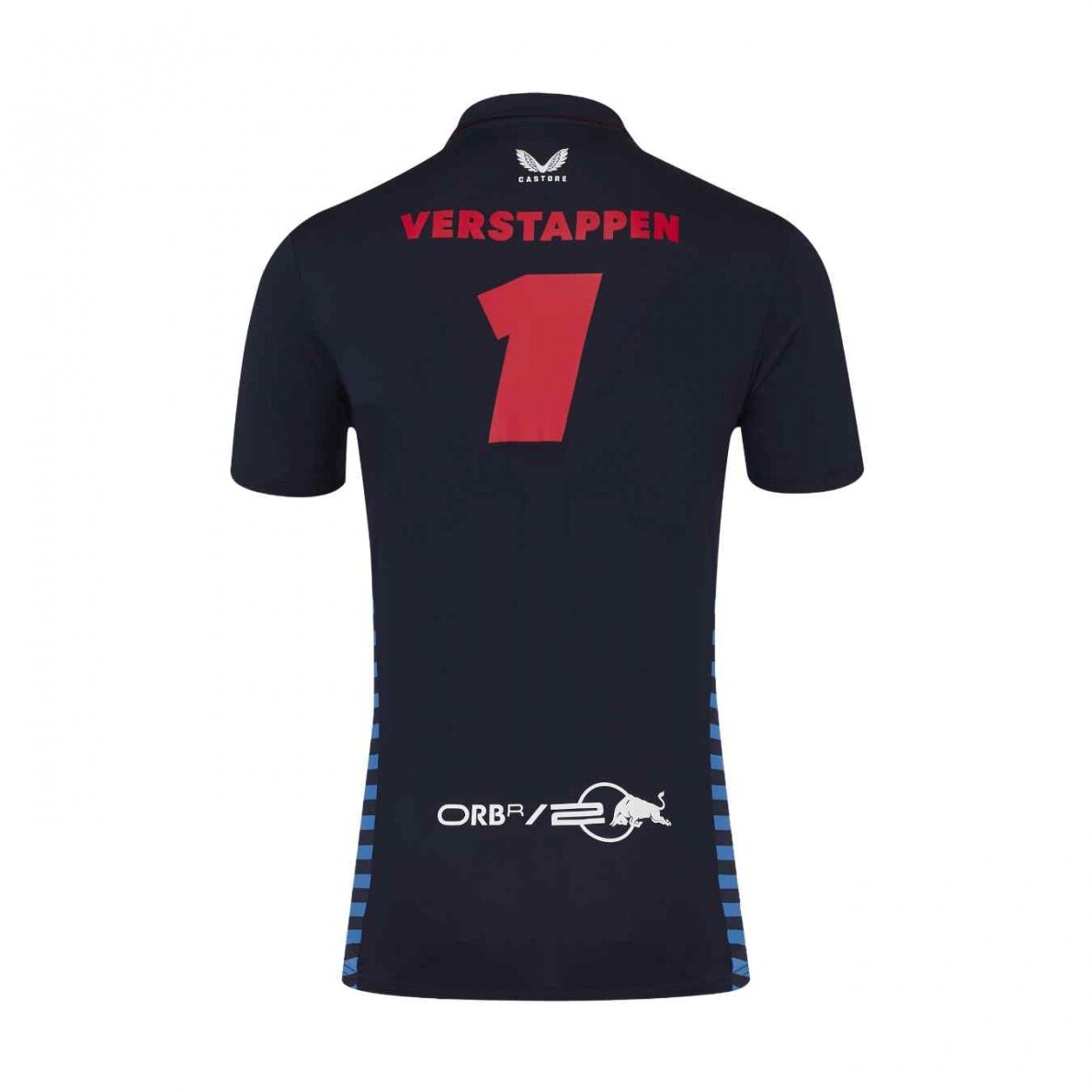 RED BULL Castore Max Verstappen mėlyna polo marškinėliai vyrams RBR24_PLH_MVE RED BULL Castore Max Verstappen mėlyna polo marškinėliai vyrams RBR24_PLH_MVE