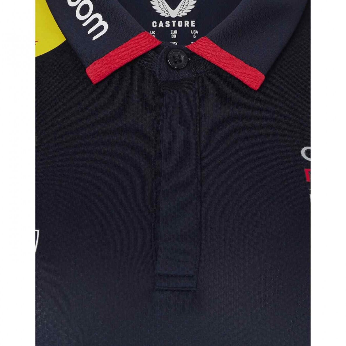 RED BULL Castore Team Replica mėlyna polo marškinėliai moterims RBR24_PLF_TEA 2