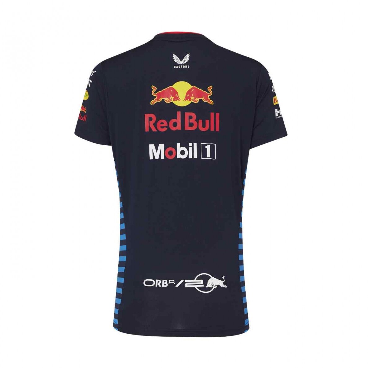 RED BULL Castore Team Replica mėlyna marškinėliai moterims RBR24_TSF_TEA 1