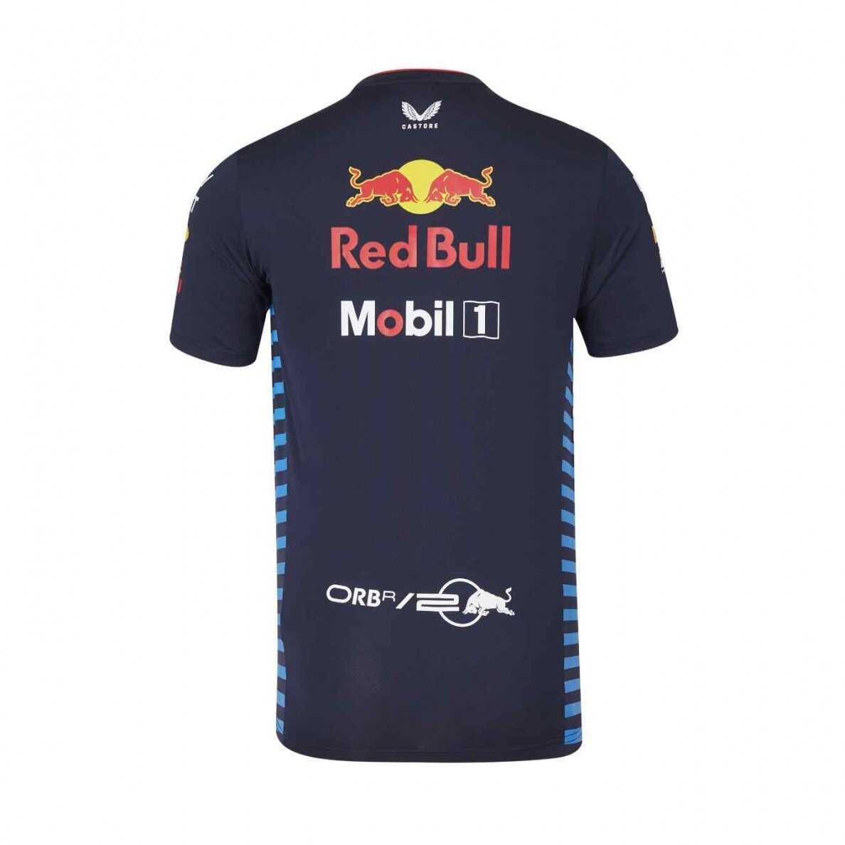 RED BULL Castore Team Replica mėlyna marškinėliai vyrams RBR24_TSH_TEA 1