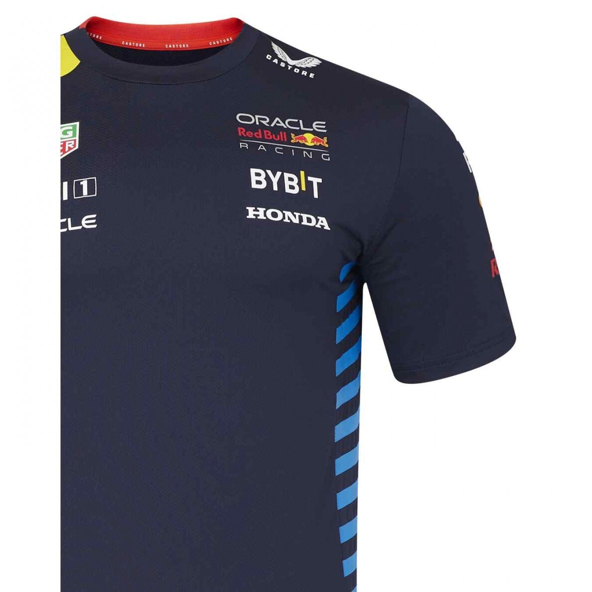 RED BULL Castore Team Replica mėlyna marškinėliai vyrams RBR24_TSH_TEA 4