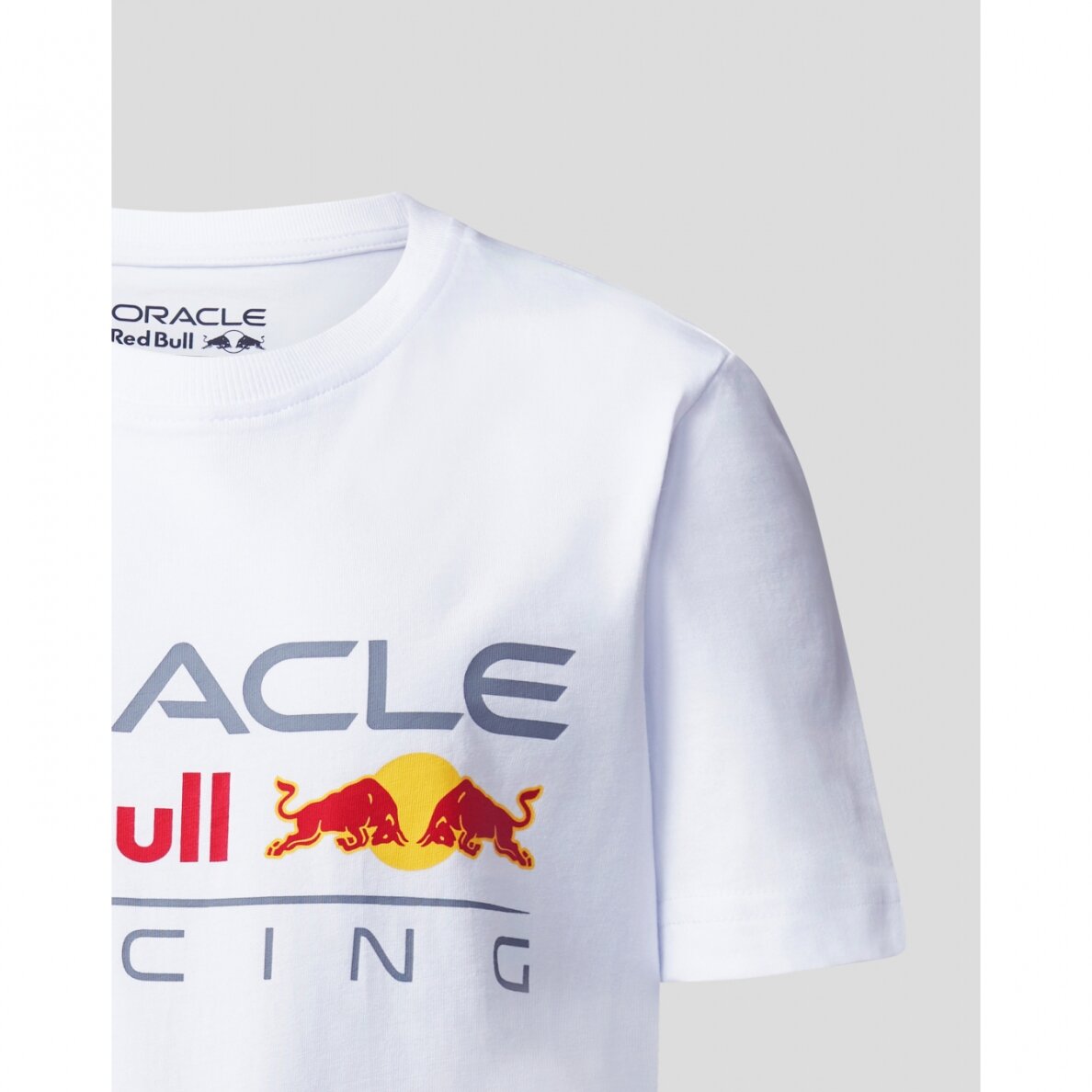 RED BULL Racing Castore Core Logo balta marškinėliai vaikams 2 RED BULL Racing Castore Core Logo balta marškinėliai vaikams 2