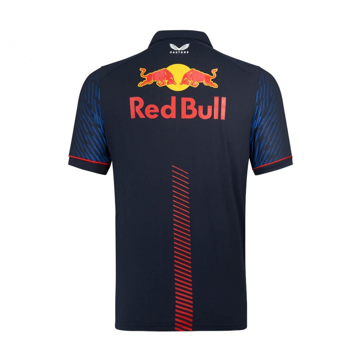 RED BULL Racing Castore Replica Max Verstappen mėlyna polo marškinėliai vyrams 1