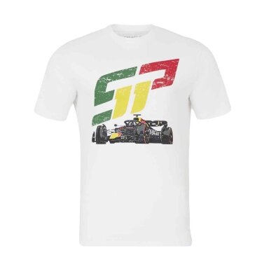 RED BULL Castore Sergio Perez automobilio marškinėliai, balti RBR24_TSH_SPE