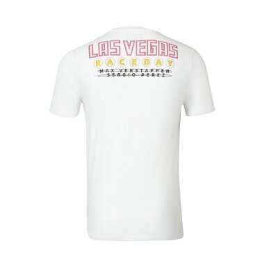 RED BULL Castore GP Las Vegas balta unisex marškinėliai