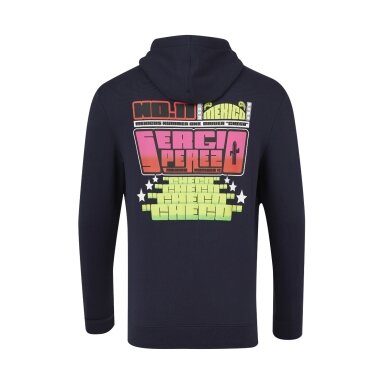 RED BULL Castore GP Mexico Sergio Perez mėlyna unisex džemperis su gobtuvu