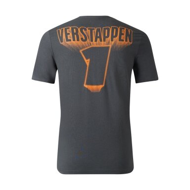 RED BULL Castore Max Verstappen Zandvoort GP Unisex pilkos spalvos marškinėliai