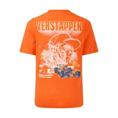 RED BULL Castore Max Verstappen Zandvoort GP Orange marškinėliai vaikams