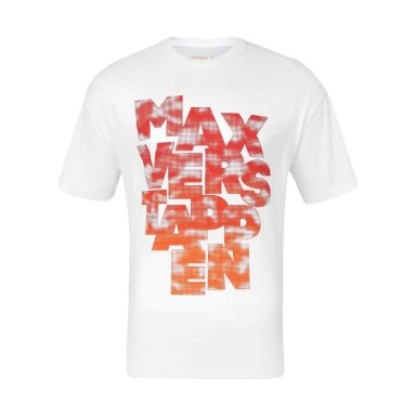 RED BULL Castore Max Verstappen balta marškinėliai RBR24_TSH_MAX
