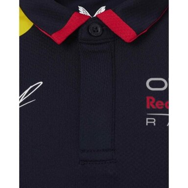 RED BULL Castore Max Verstappen mėlyna polo marškinėliai vyrams RBR24_PLH_MVE