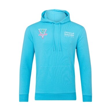 RED BULL Castore Miami Grand Prix mėlyna unisex džemperis su gobtuvu