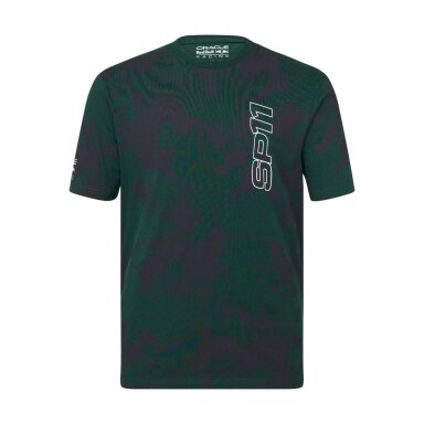 RED BULL Castore Sergio Perez žalia unisex marškinėliai