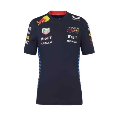 RED BULL Castore Team Replica mėlyna marškinėliai vaikams RBR24_TSE_TEA