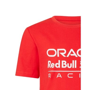 RED BULL Racing Castore Core Logo Raudoni marškinėliai vaikams
