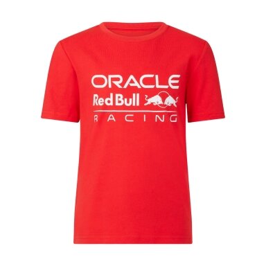 RED BULL Racing Castore Core Logo Raudoni marškinėliai vaikams