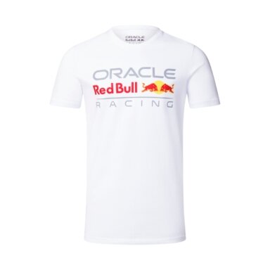 RED BULL Racing Castore Core Logo balta unisex marškinėliai