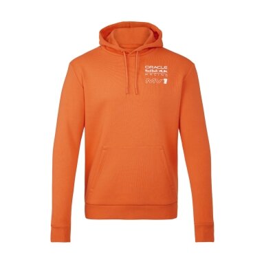 RED BULL Racing Castore Max Verstappen Oranžinė unisex džemperis su gobtuvu