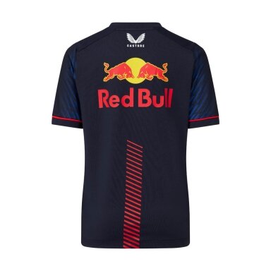 RED BULL Racing Castore Replica Max Verstappen Mėlyni marškinėliai vaikams