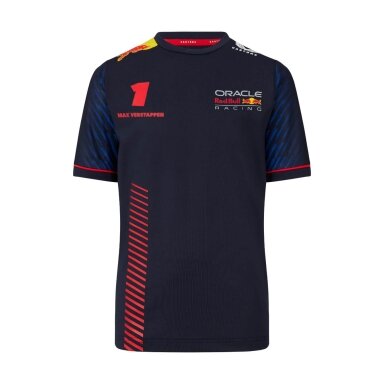 RED BULL Racing Castore Replica Max Verstappen Mėlyni marškinėliai vaikams